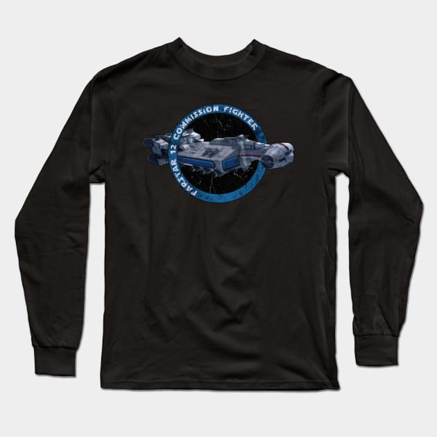 Farstar 12 commission Fighter Long Sleeve T-Shirt by mamahkian